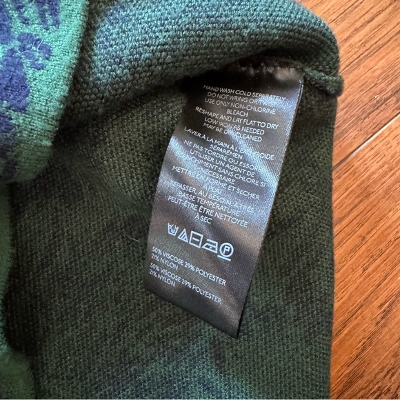 Maeve By Anthropologie The Beatriz Sweater Dress Womens Small Green Mock Neck - Picture 4 of 7